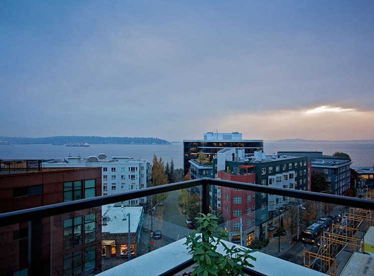 Rooftop Views At Clarendon Apartments in Seattle, WA